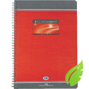 Cahier spirale 5×5 100 pages format 17 x 22 cm