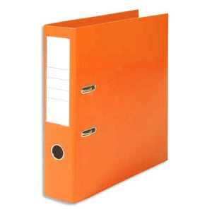 Classeur levier dos 4cm orange