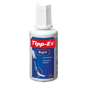 Flacon correcteur rapid Tippex appli. mousse 20ml