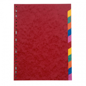 Jeu de 12 intercalaires A4