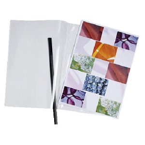 Paquet de 10 chemises de présentation PVC 20/100 A4 transparentes