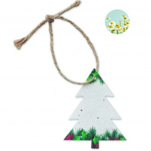 Décoration en papier semences