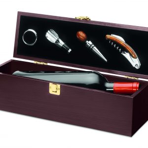 Coffret à vin en bois