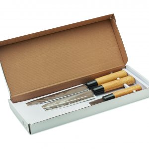 Set 3 couteaux style japonais