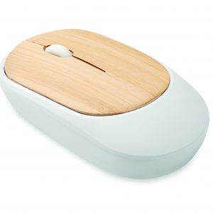 Souris sans fil en bambou