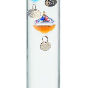 Thermomètre Galileo verre 28cm
