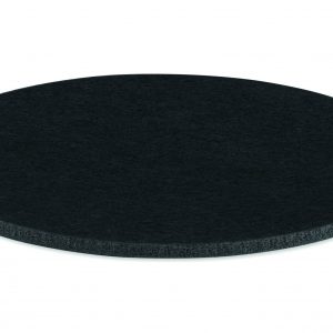 Sous-verre rond en feutre RPET