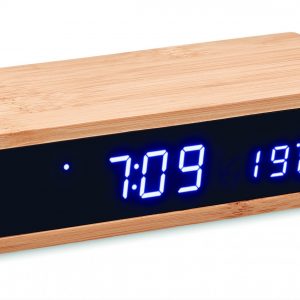 Chargeur sans fil en bambou