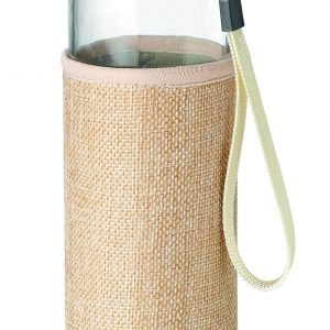 Bouteille & housse en jute