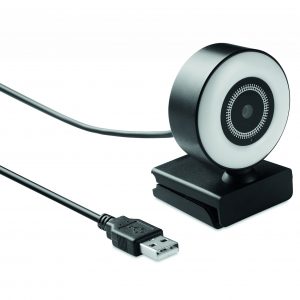 Webcam HD 1080P et lumière