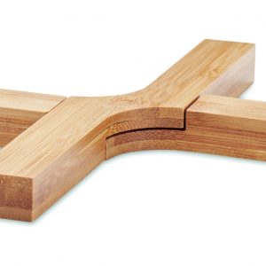 Dessous de plat pliable bambou