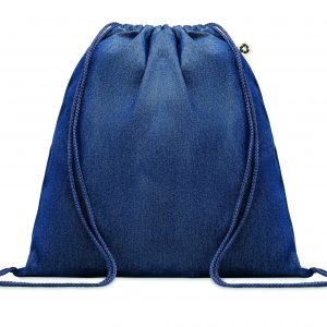 Sac à cordon en denim recyclé