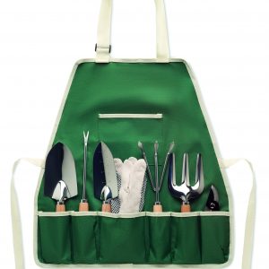 Tablier et outils de jardinage