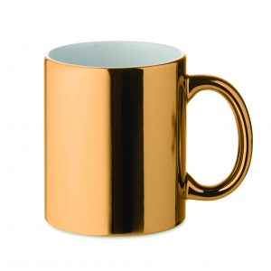 Tasse en céramique métalisée