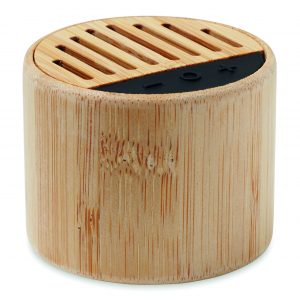 Haut-parleur sans fil bambou