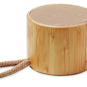 Haut-parleur sans fil bambou