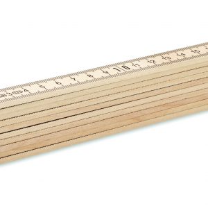 Règle de charpentier en bois 2m