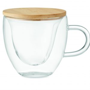Tasse borosilicaté double paroi