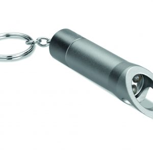 Lampe torche porte-clés en mét