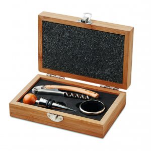 Coffret de sommelier en bambou