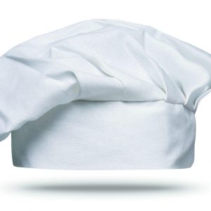 Toque de chef en coton 130g/m2