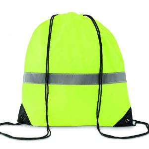 Sac à cordons avec bandes réfl