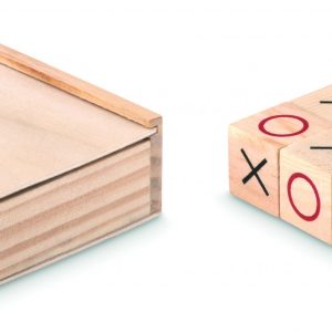 Jeu de morpion en bois