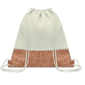 Sac à cordon avec liège.