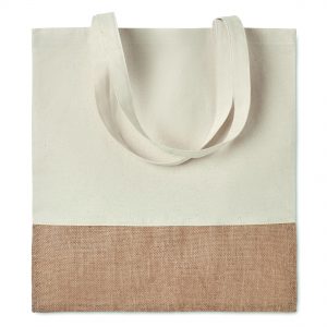 Sac à provisions avec jute.