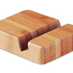 Support de téléphone en bambou