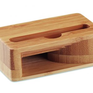 Support de téléphone en bambou