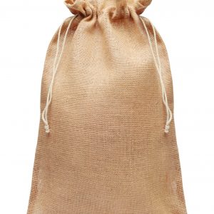 Grand sac cadeau en jute 30x47